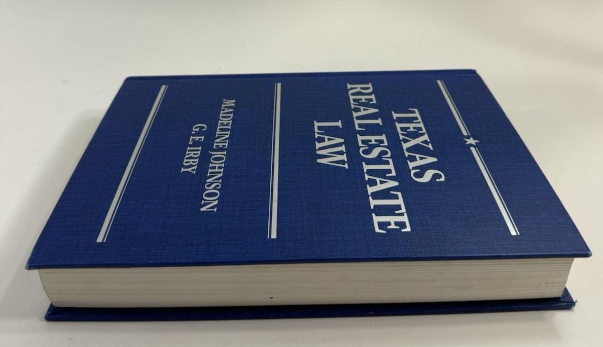 Texas Real Estate Law by Madeline Johnson/G. E. Irby (Hardcover, 1988)