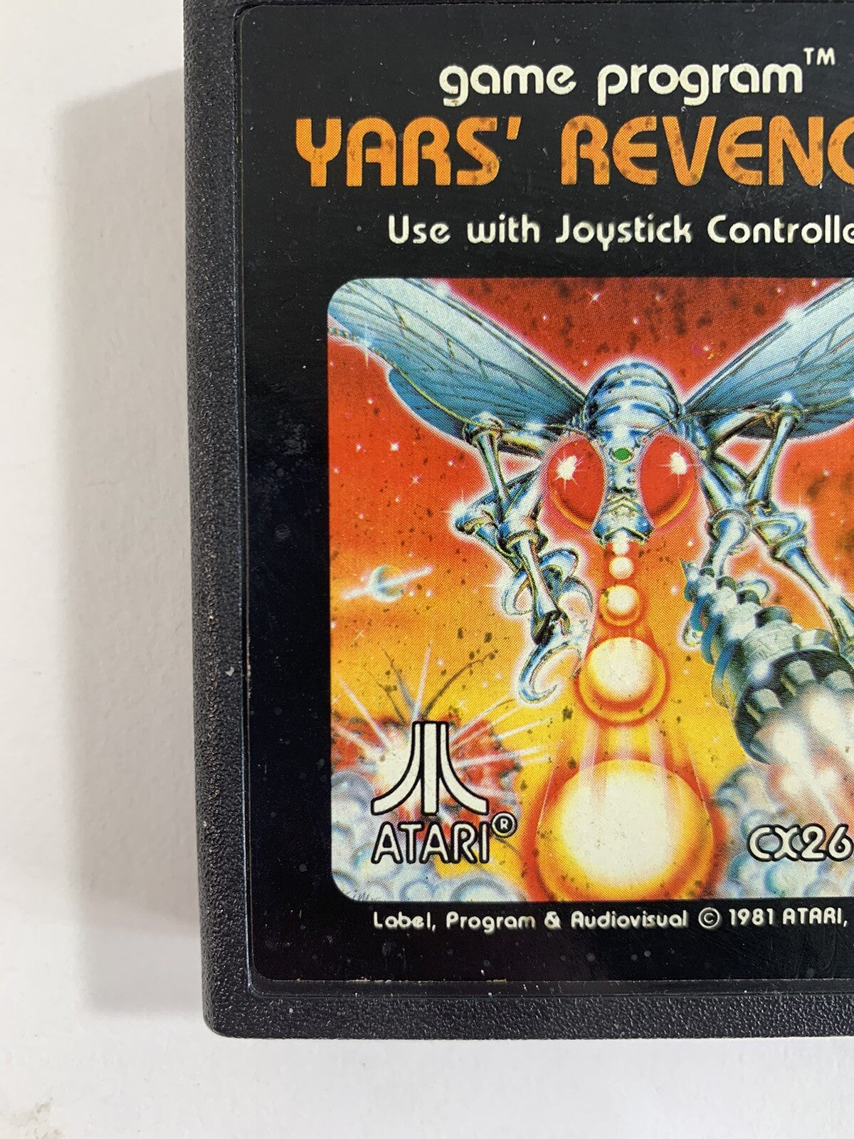 Yars' Revenge (Atari 2600, 1981) Authentic Game Cartridge - Tested