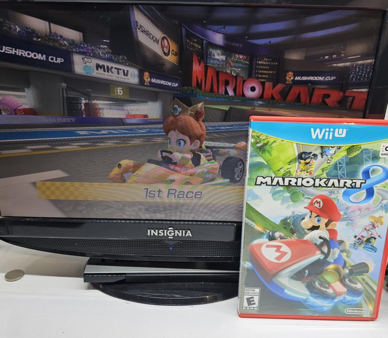 Mario Kart 8 (Nintendo Wii U, 2014) Game Case Manual Insert - Tested and Working