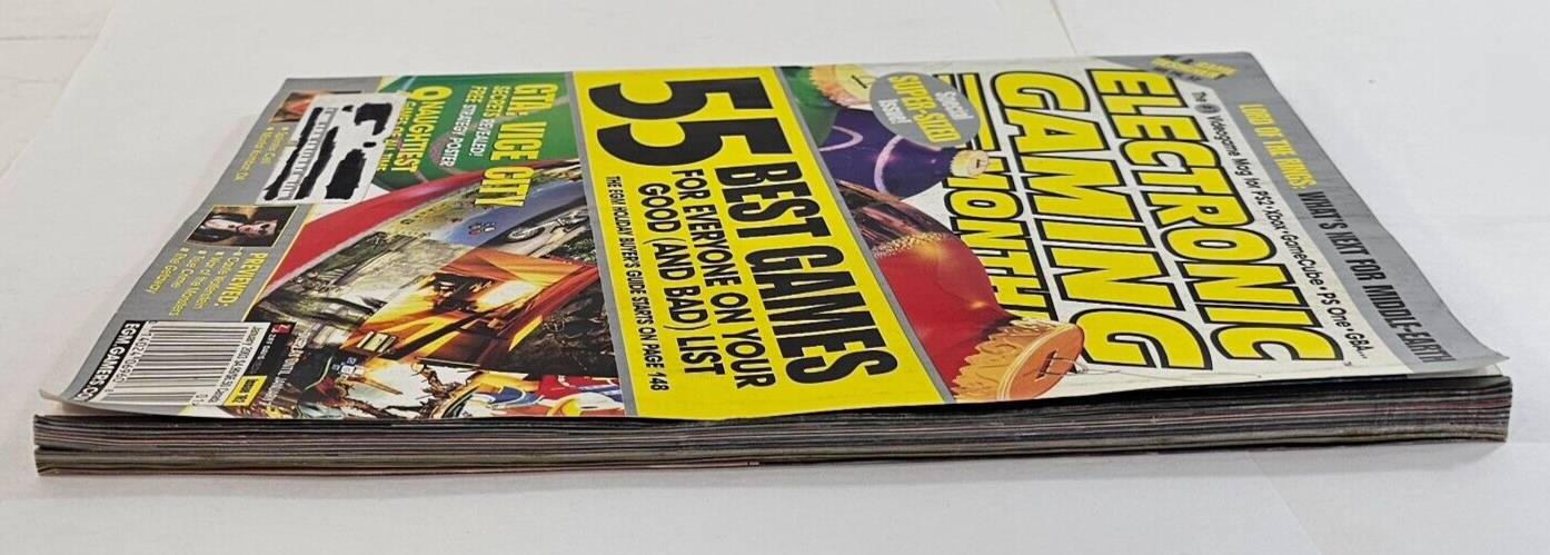 Electronic Gaming Monthly Magazine Jan. 2003 Issue 162: 55 Best Games Feature