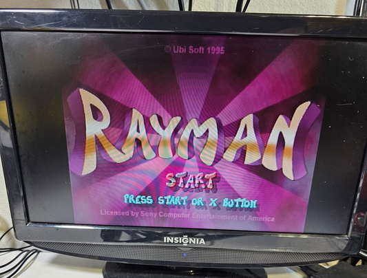 Rayman - Greatest Hits (Sony PlayStation 1, 1997) Game And Case - Tested