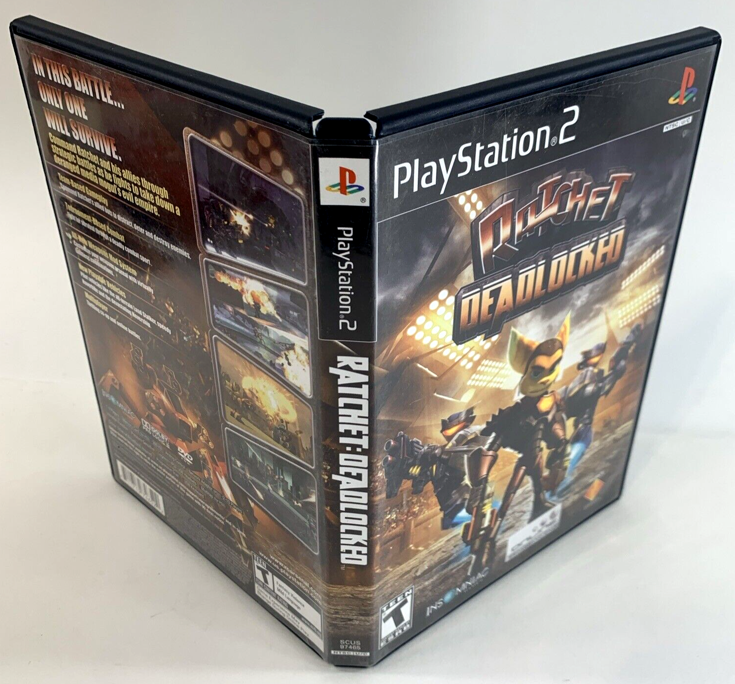 Ratchet: Deadlocked (Sony PlayStation 2, 2005) Game Case Manual - Tested