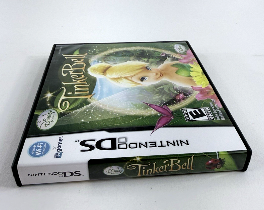 Disney Fairies Tinker Bell (Nintendo DS, 2008) Game Case Manual Inserts - Tested