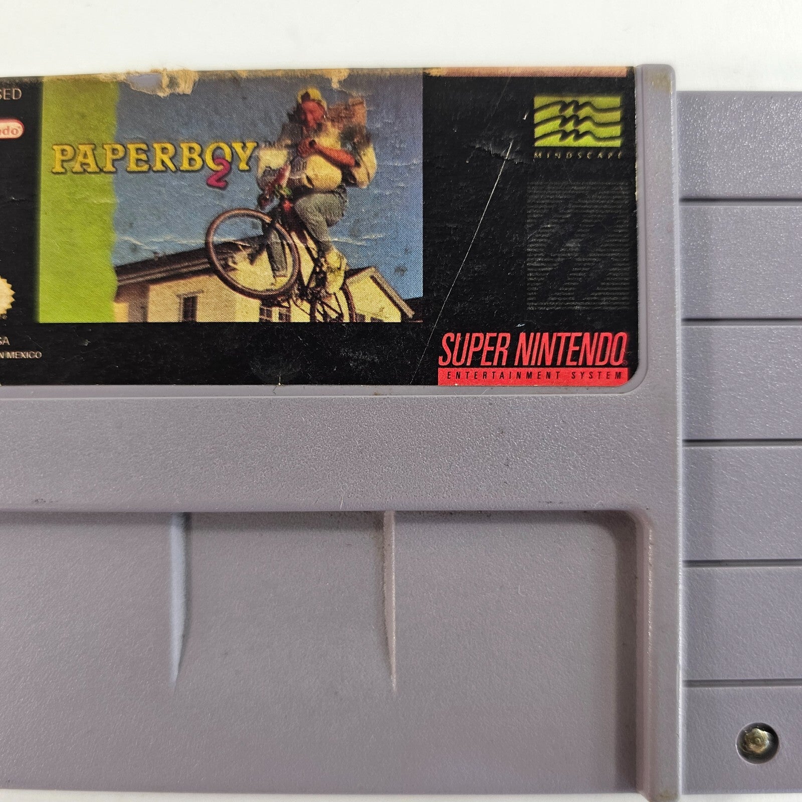 Paperboy 2 (Super Nintendo Entertainment System, 1991) Game Cartridge - Tested