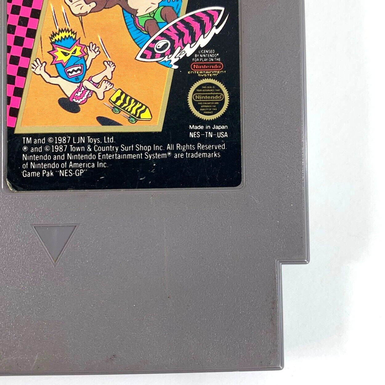 T&C Surf Designs: Wood & Water Rage (Nintendo NES, 1988) Game Cartridge - Tested