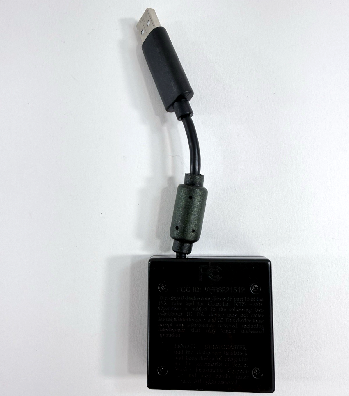 Rock Band Dongle Model VFR8221512 For Fender Stratocaster Guitar - Tested
