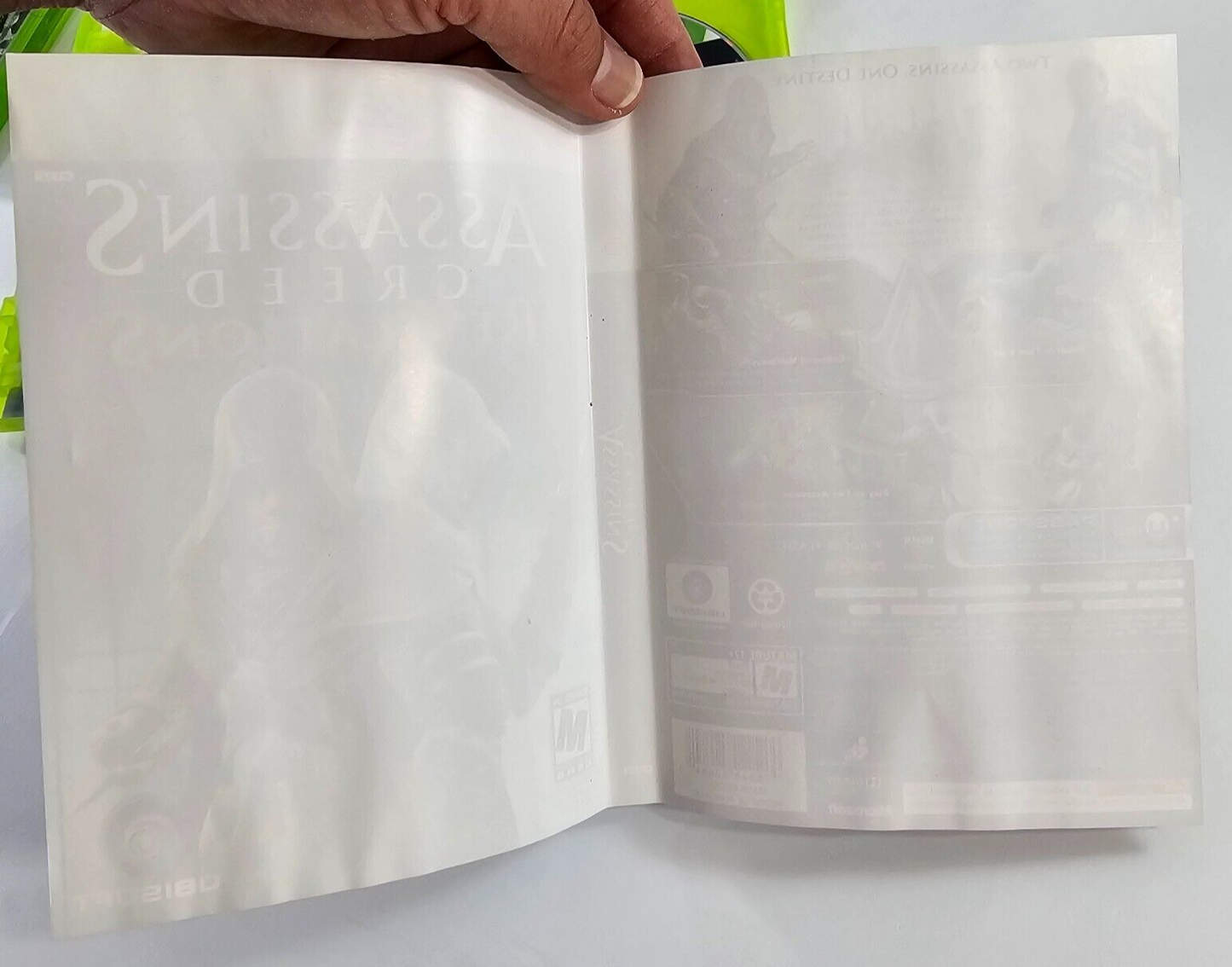 Assassin's Creed: Revelations (Xbox 360, 2011) Game Case Manual - Tested