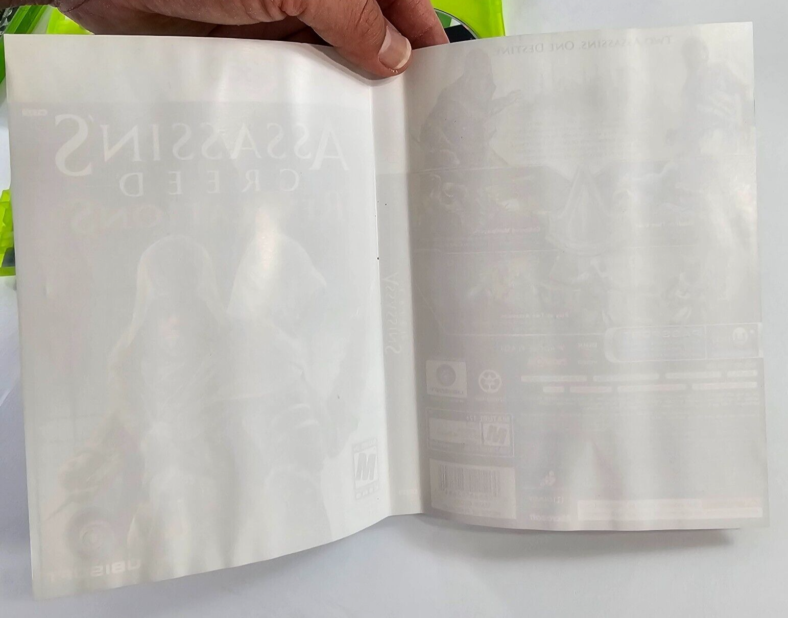 Assassin's Creed: Revelations (Xbox 360, 2011) Game Case Manual - Tested