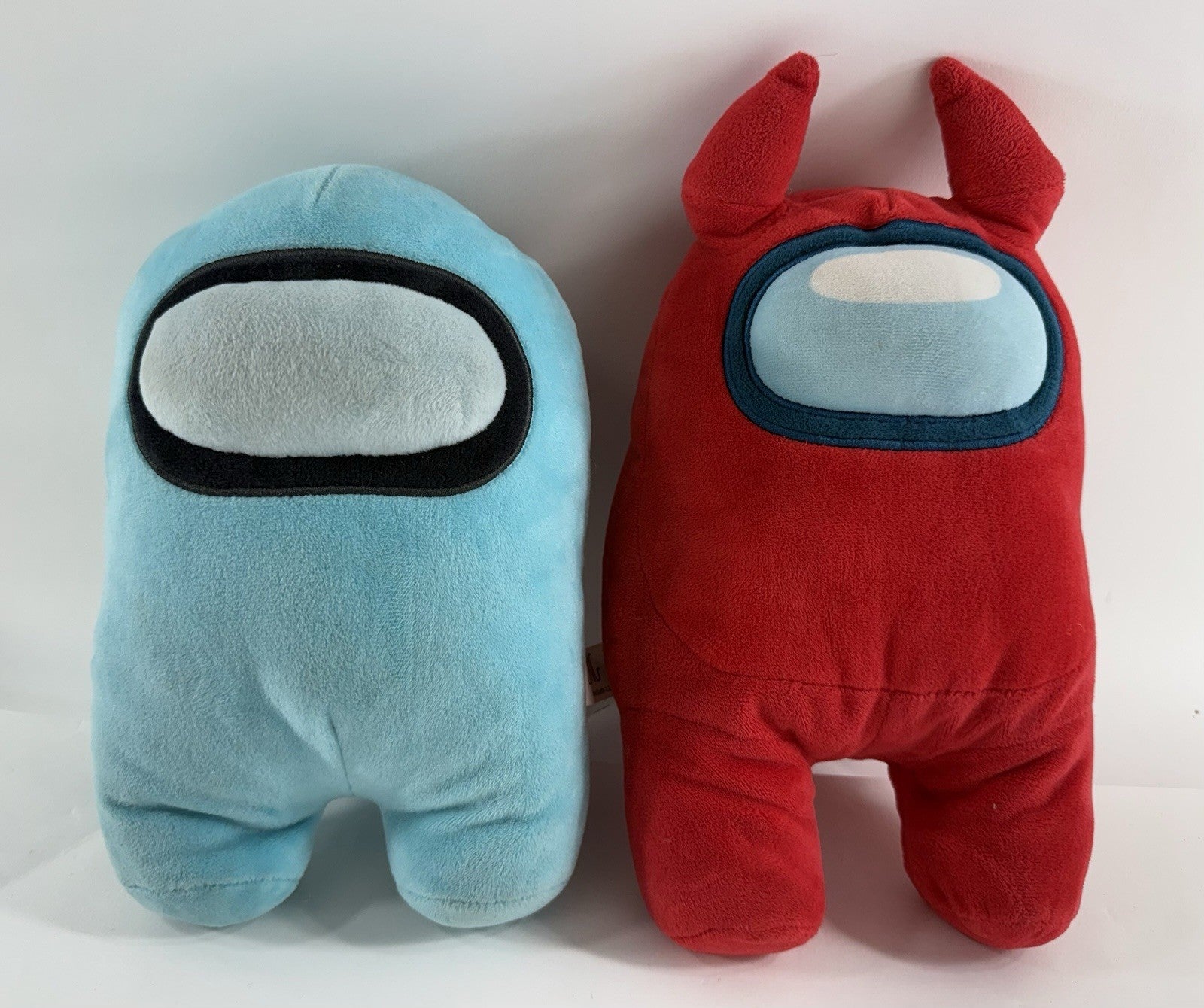 Toikido Among Us 10" Blue and Red Crewmate Plush Bundle