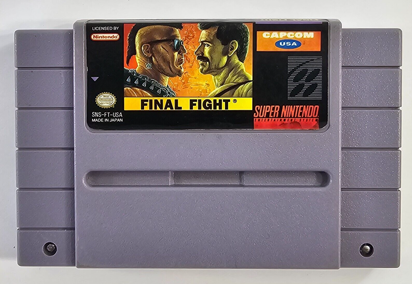 Final Fight (Super Nintendo, 1991) Game Cartridge - Tested and Working