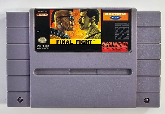 Final Fight (Super Nintendo, 1991) Game Cartridge - Tested and Working