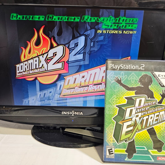 Dance Dance Revolution Extreme (PlayStation 2, 2008) Game, Case, Manual - Tested