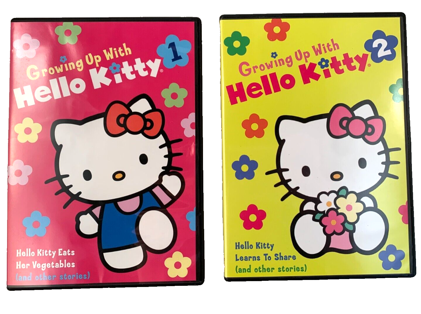 Growing Up with Hello Kitty 1 and 2 (DVD bundle, 2012) - Tested