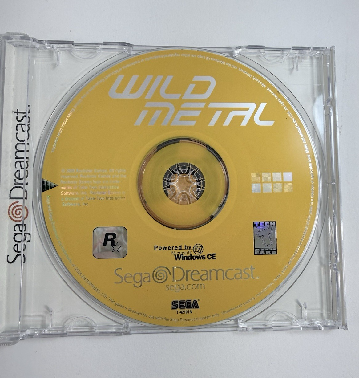 Wild Metal (Sega Dreamcast, 2000) Game and Case - Tested and Working