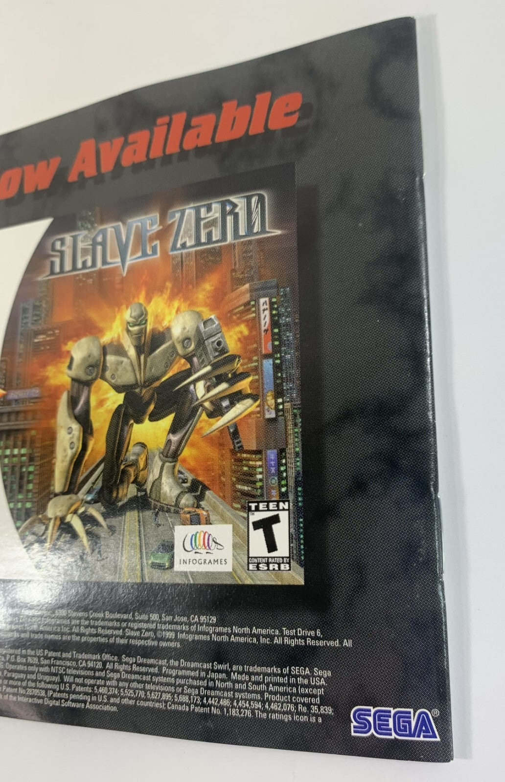 Test Drive 6 (Sega Dreamcast, 1999) Game Case Manual Registration - Tested