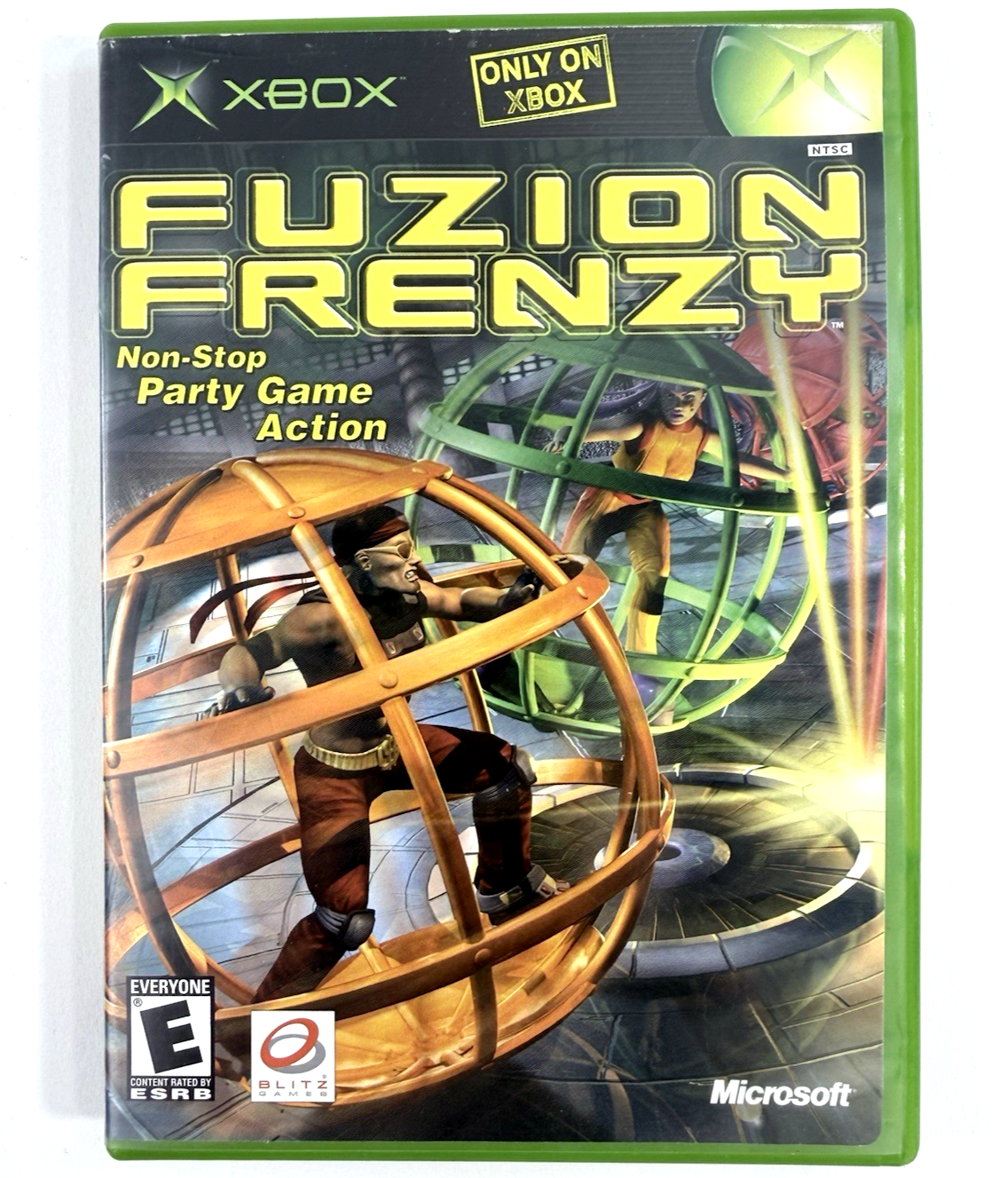 Fuzion Frenzy (Microsoft Xbox, 2001) Game Case Manual Micosoft Insert - Tested