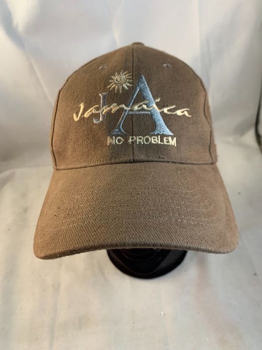 Jamaica Brown No Problem Adjustable Hat Cap