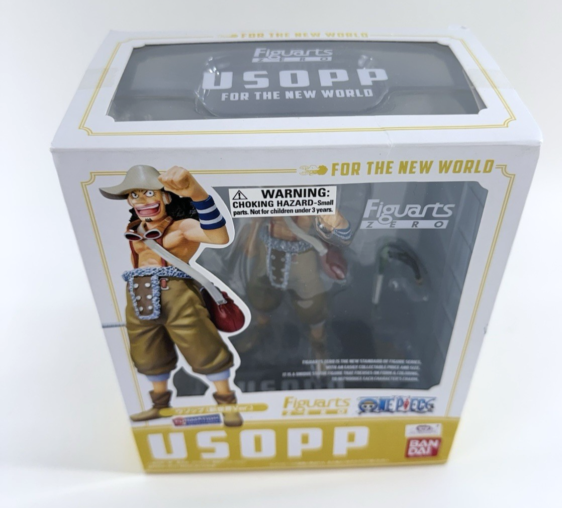 Bandai Figuarts Zero One Piece 6"  Usopp Figure New World Ver. with Box - Read
