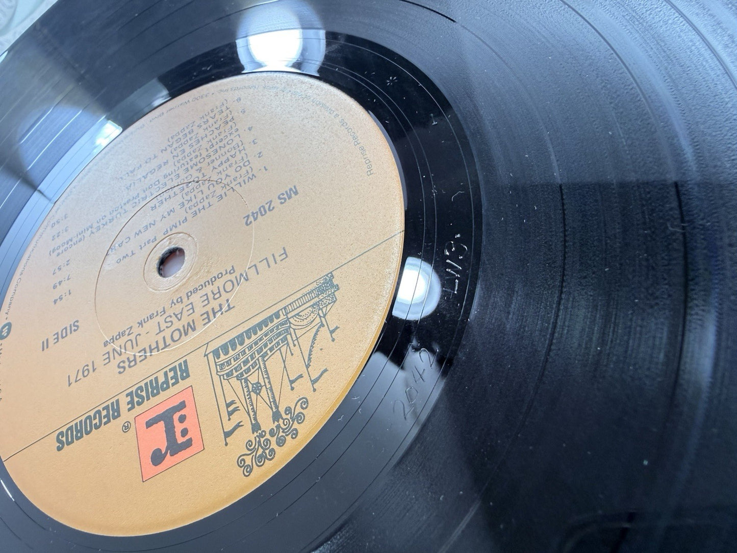 The Mothers: Fillmore East, June 1971 (U.S. Original Pressing, 1971) MS 2042