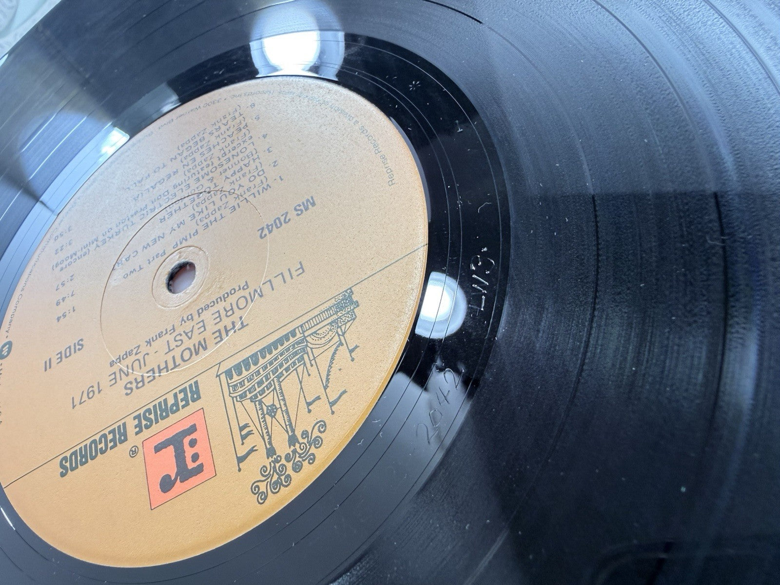 The Mothers: Fillmore East, June 1971 (U.S. Original Pressing, 1971) MS 2042