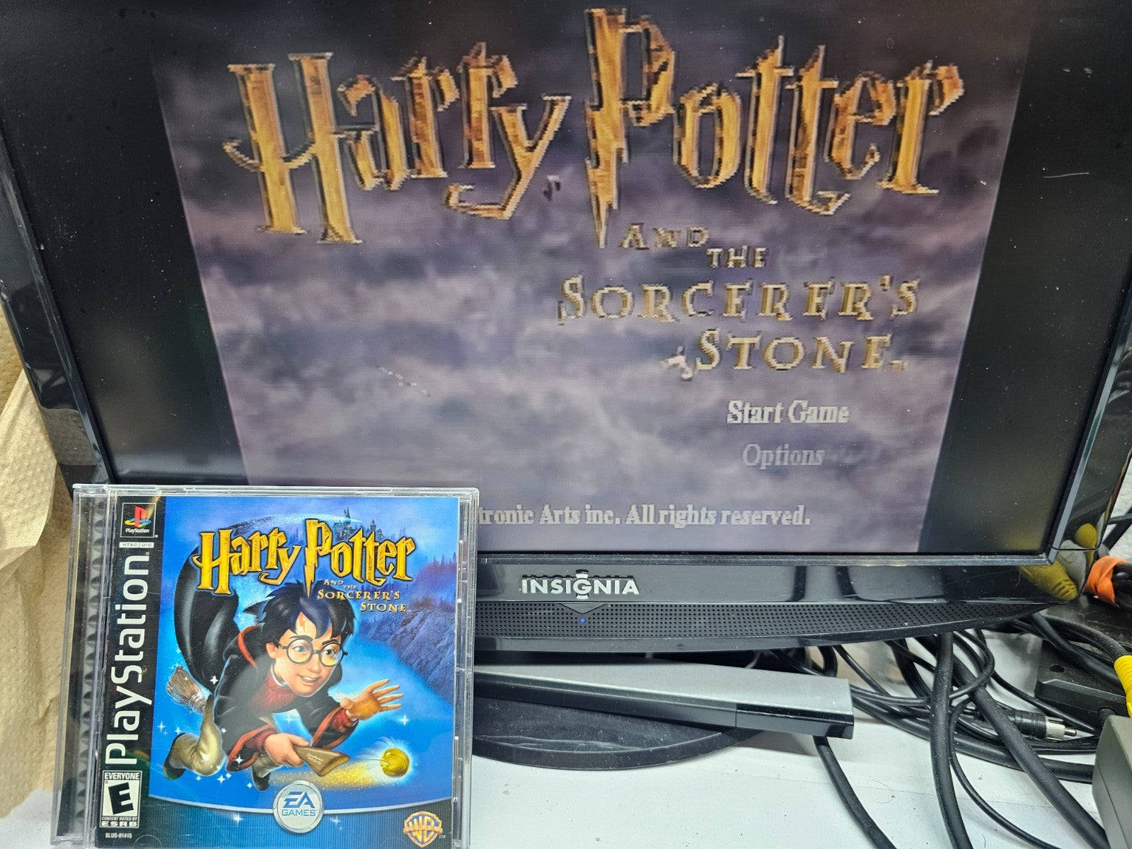 Harry Potter and the Sorcerer's Stone (PlayStation, 2001) Game Case Manual Reg.