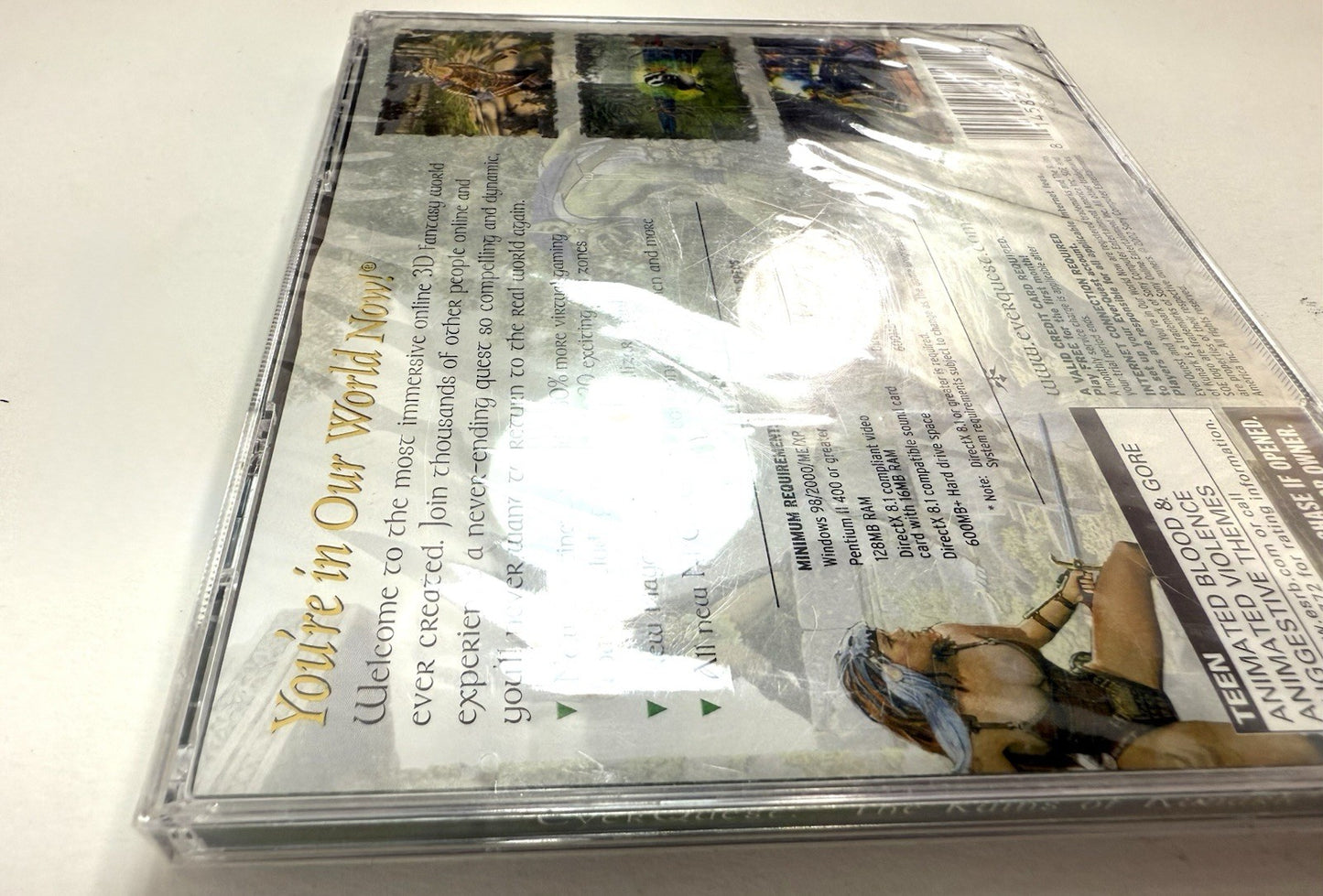 EverQuest + Ruins of Kunark Expansion (PC CD, 2002) New, Factory Sealed