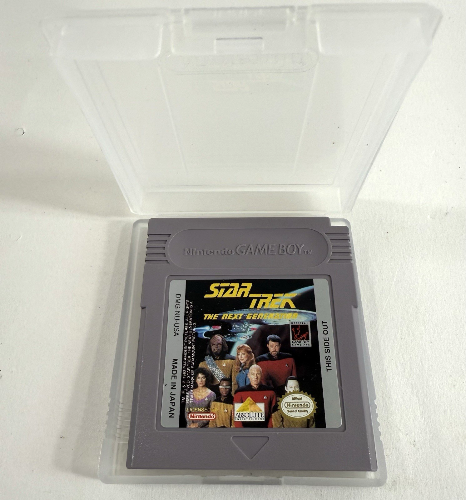 Star Trek: The Next Generation (Nintendo GameBoy, 1993) Game Box Manual Inserts