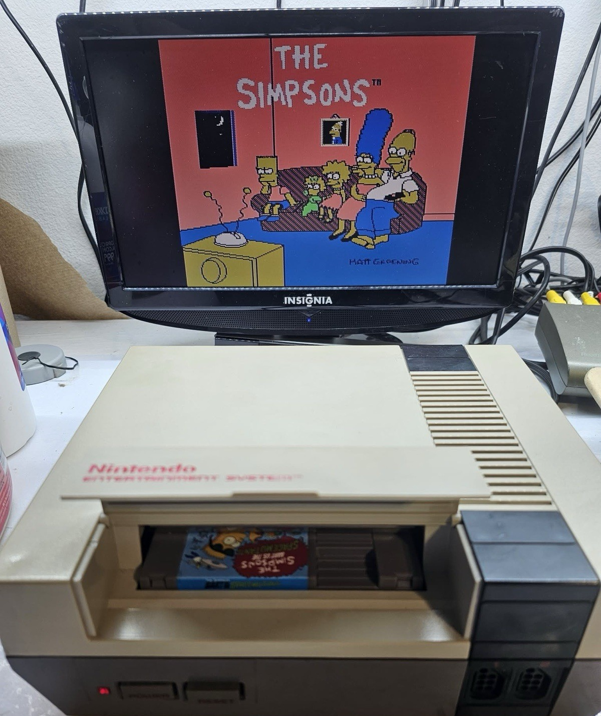 The Simpsons: Bart vs. the Space Mutants (Nintendo NES, 1991) Game Cartridge