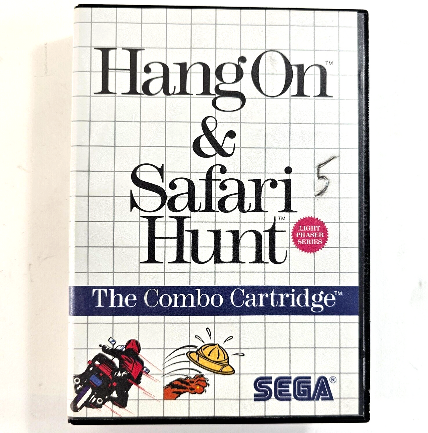 Hang On & Safari Hunt: The Combo Cartridge (Sega Master System, 1986) - Tested