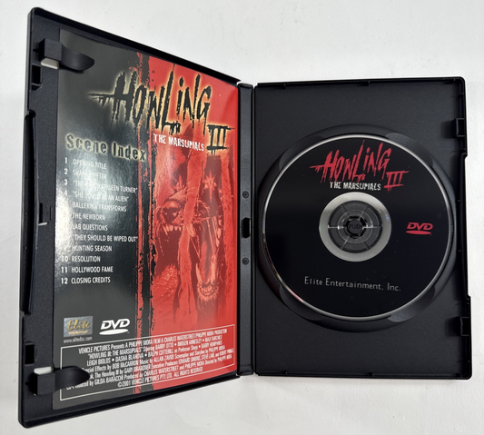 The Howling III — The Marsupials (DVD, 2001) Tested and Working