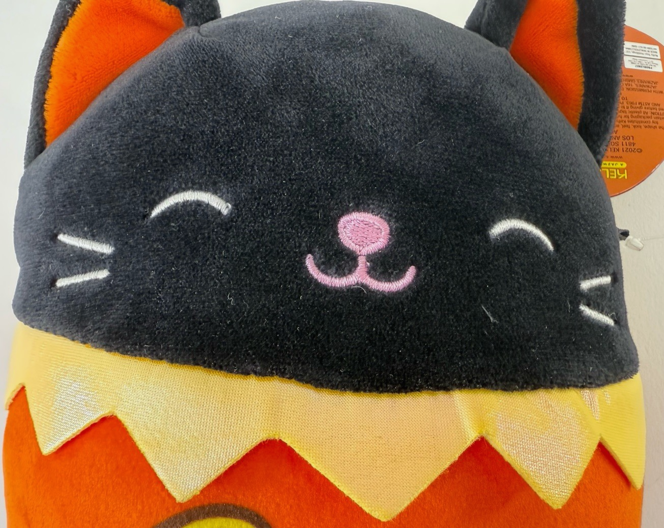 Squishmallows Halloween Reese's Colton Black Cat 8" Stuffed Plush with Tags