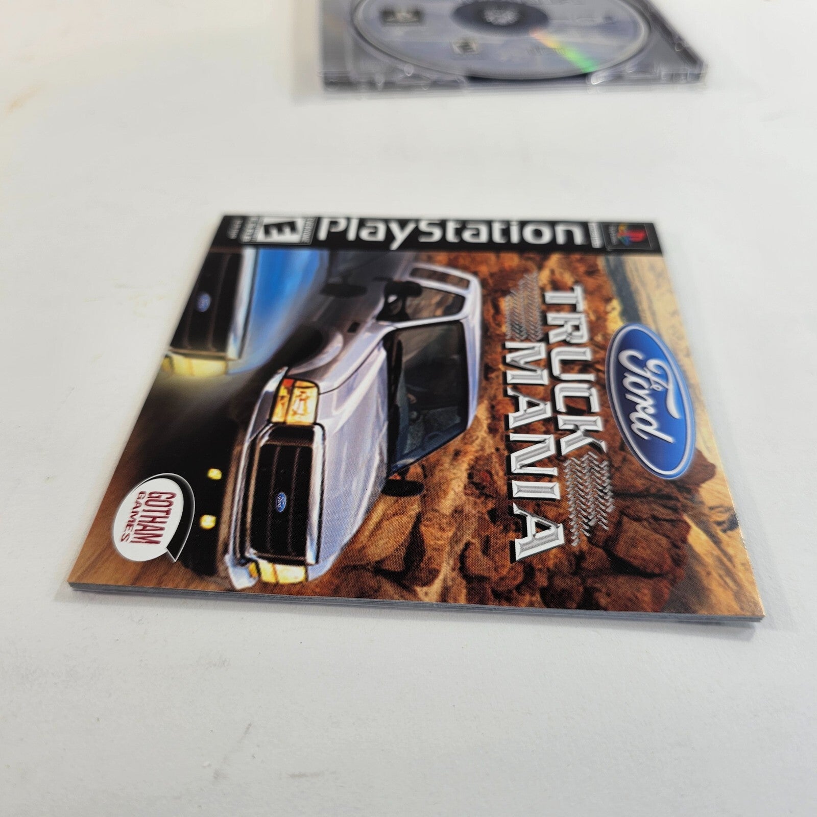 Ford Truck Mania (Sony PlayStation 1, 2003) Game Case Manual Registration Card