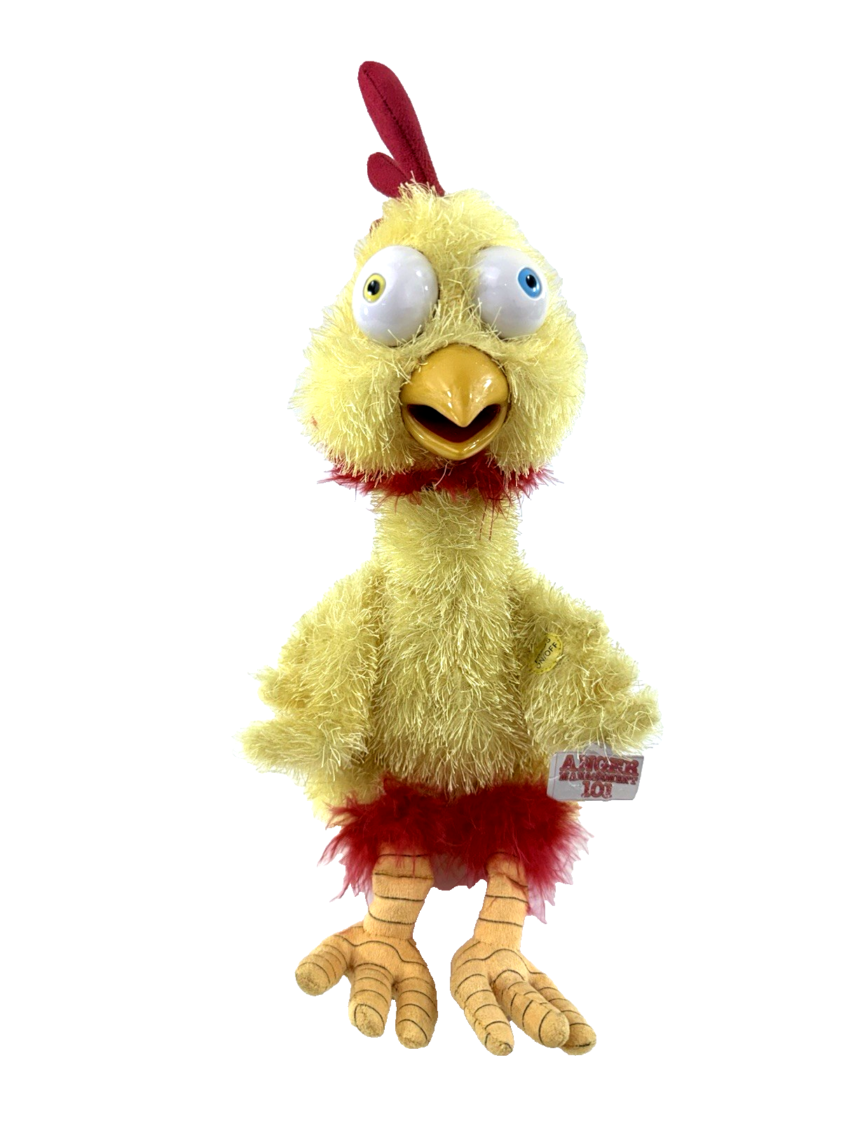 Gemmy 2004 Anger Management Screaming Chicken Animated Gag Toy -Tested & Working