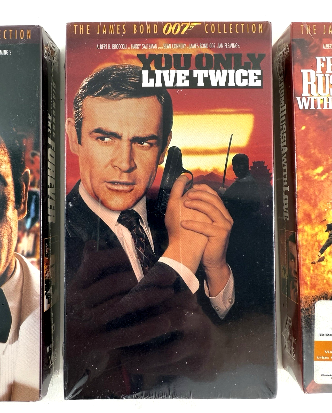 Diamonds Are Forever (VHS Bundle) You Only Live Twice, From Russia With Love
