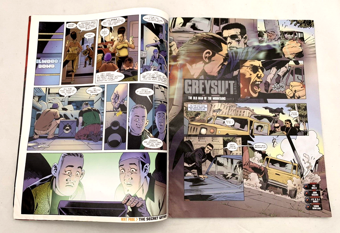 2000AD Program Issues 1614-1619 (6 Issues) UK Comics Rebellion Nov 2008-Jan 2009