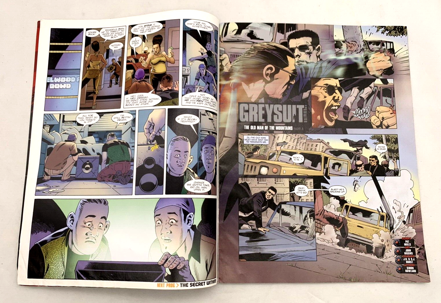 2000AD Program Issues 1614-1619 (6 Issues) UK Comics Rebellion Nov 2008-Jan 2009