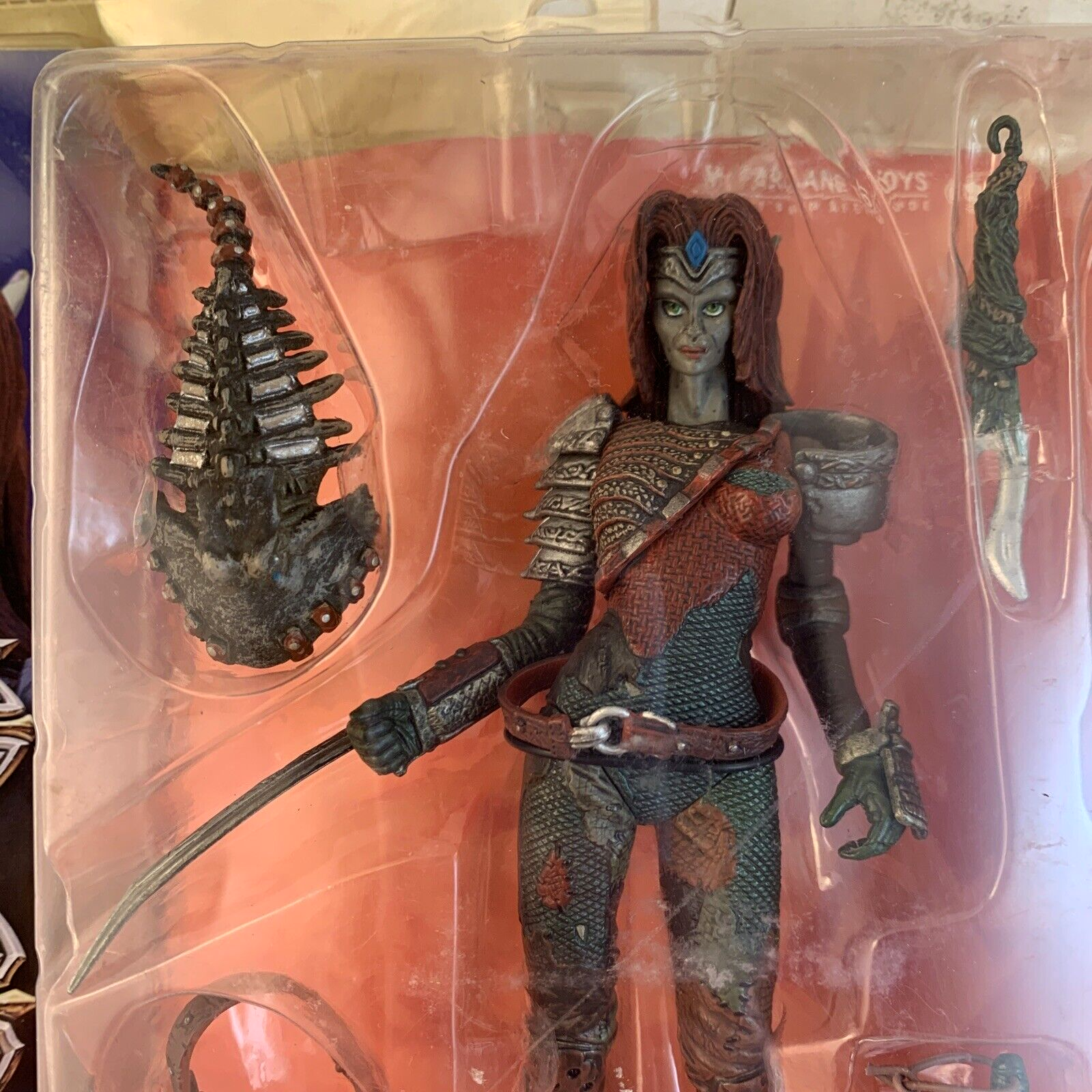 McFarlane Toys 2002 Ultima Online Captain Dasha Action Figure - New, Damaged Box