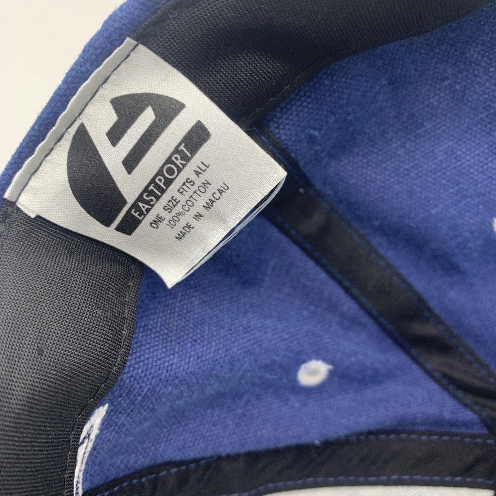 Vintage 1990s Dallas Cowboys NFL Team Rare Script Star EastPort Strapback Hat