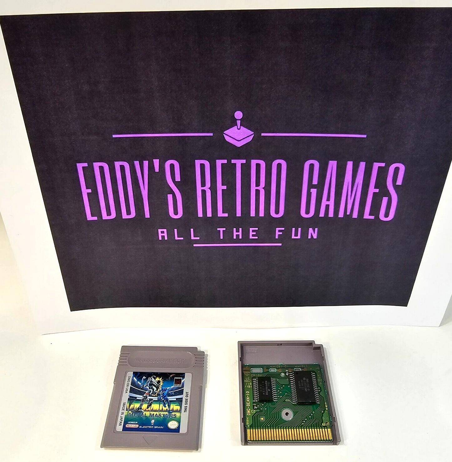 Metal Masters (Nintendo Game Boy, 1991) Game Box Manual Inserts Posters - Tested