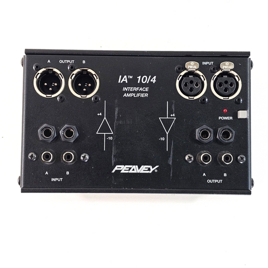 Peavey IA 10/4 Microphone Interface Amplifier with Box - Tested