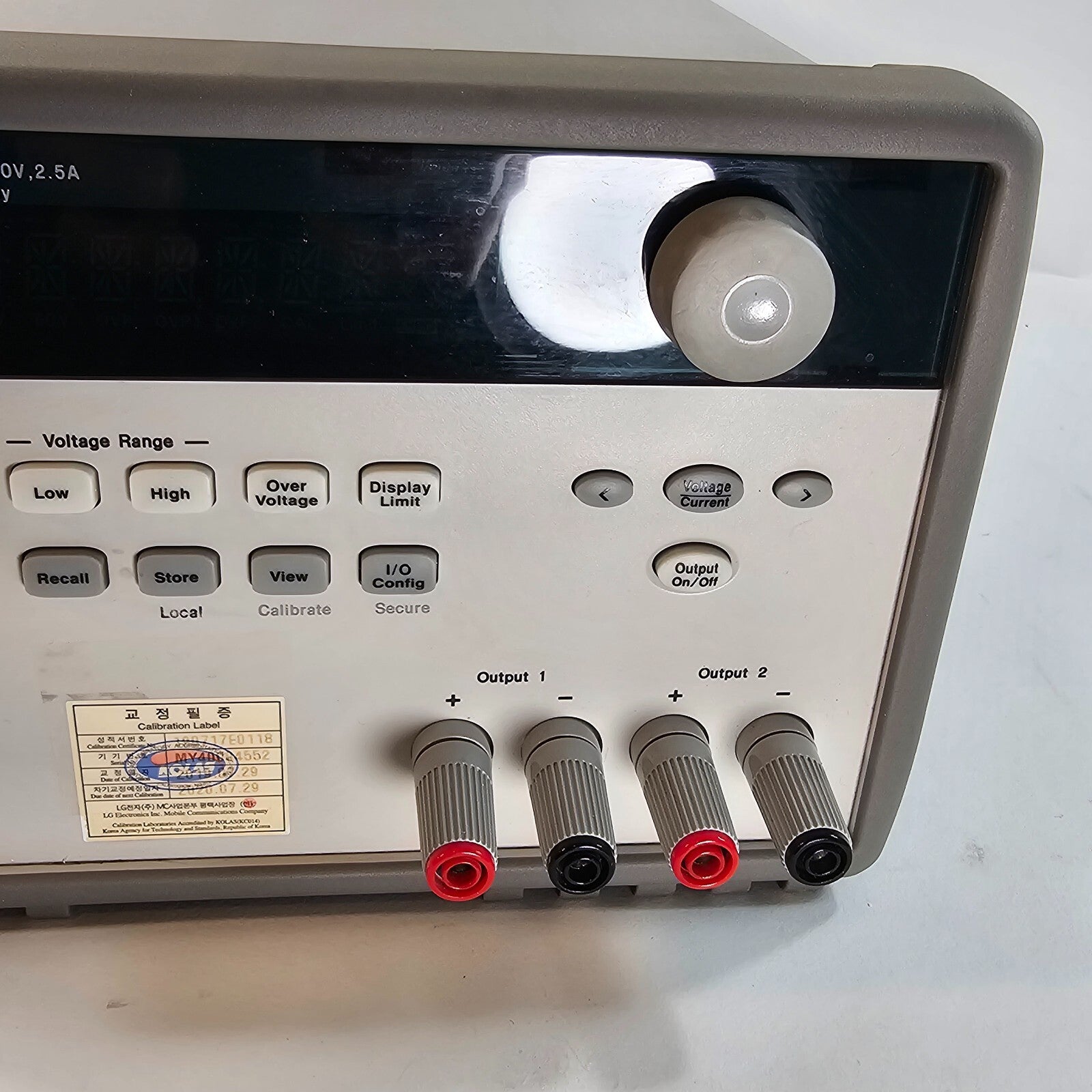 Agilent E3648A Dual Output DC Power Supply 0-8V,5A/0-20V,2.5A - Tested - 4552