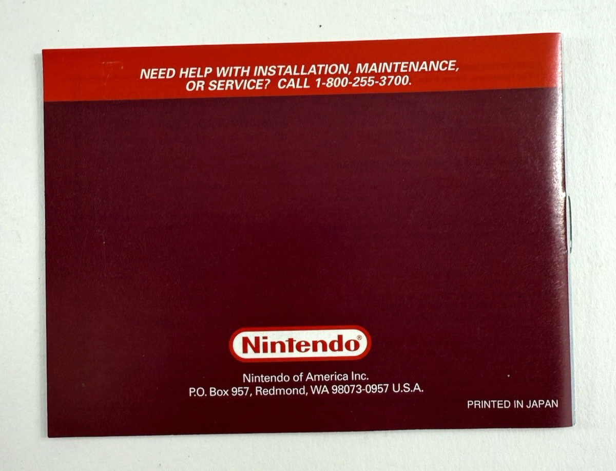 Mole Mania (Nintendo Gameboy, 1997) Game Case Manual Inserts - Tested