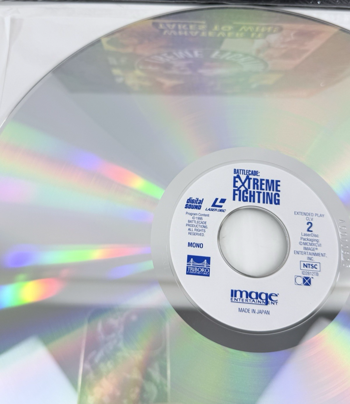 Battlecade Extreme Fighting (Laserdisc, 1995) Extended Play - Tested and Working