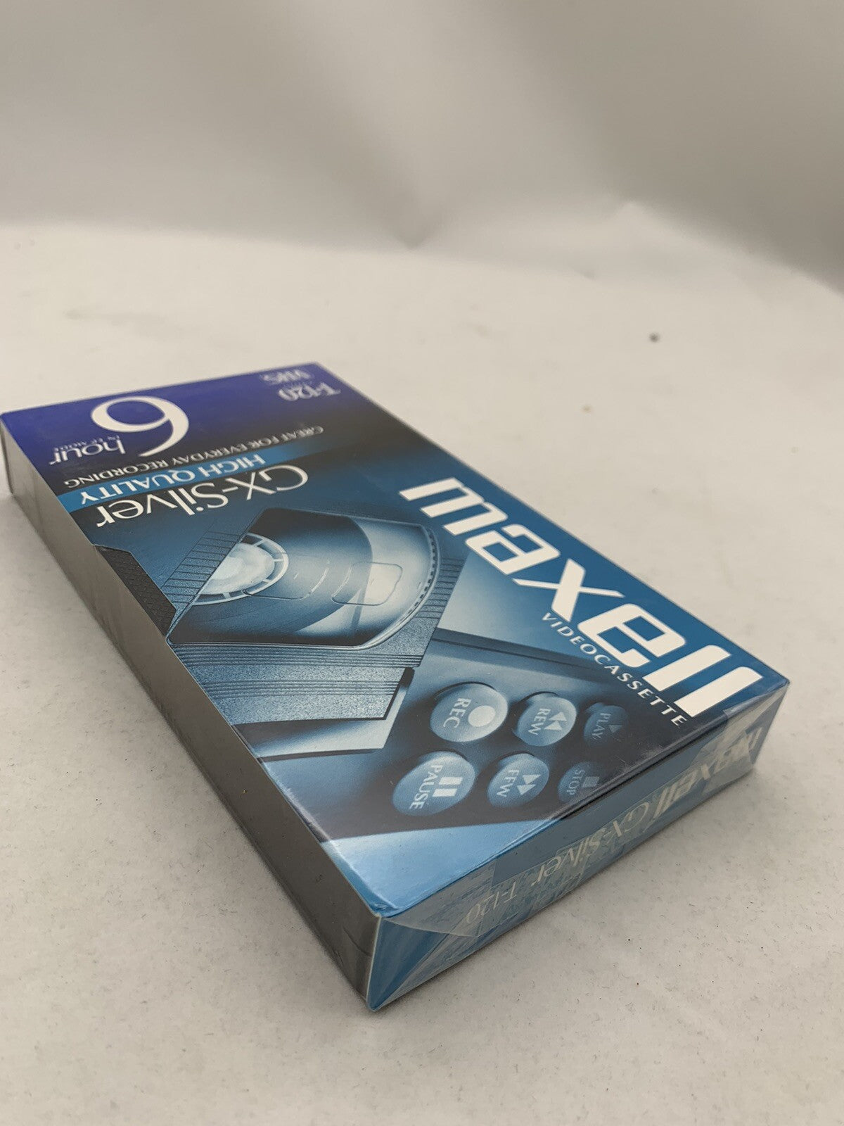 Maxwell GX-Silver 6 Hour T-120 VHS Tape - New, Factory Sealed