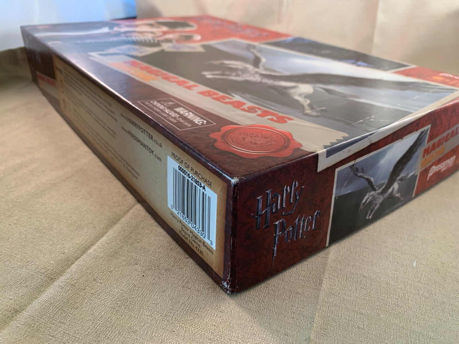 Harry Potter Magical Beasts Board Game Wizard JK Rowling Pressman 2016