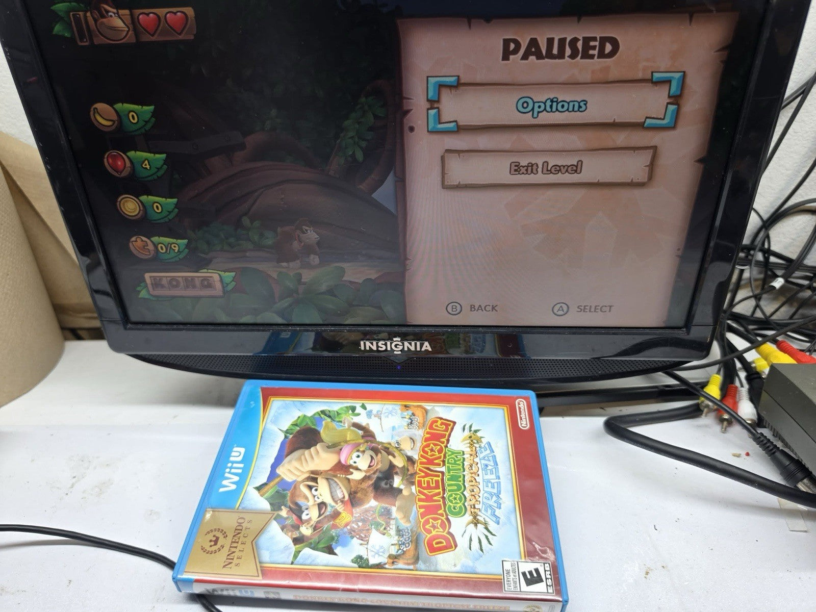Donkey Kong Country: Tropical Freeze (Wii U, 2016) Game Case Manual - Tested
