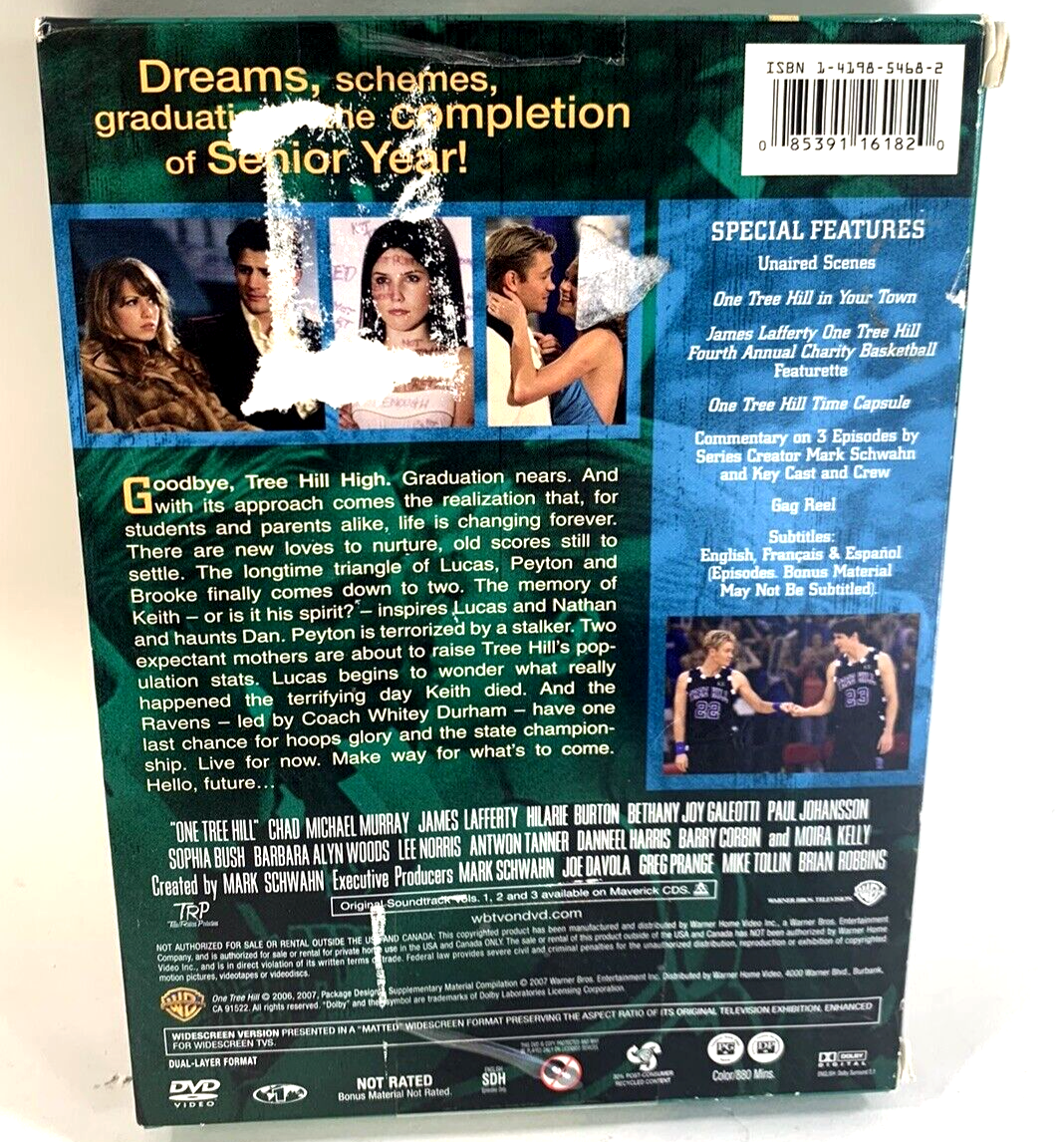 One Tree Hill - Seasons 1-5 (DVD, 2009, 6-Disc Sets) 1 2 3 4 5  - Tested