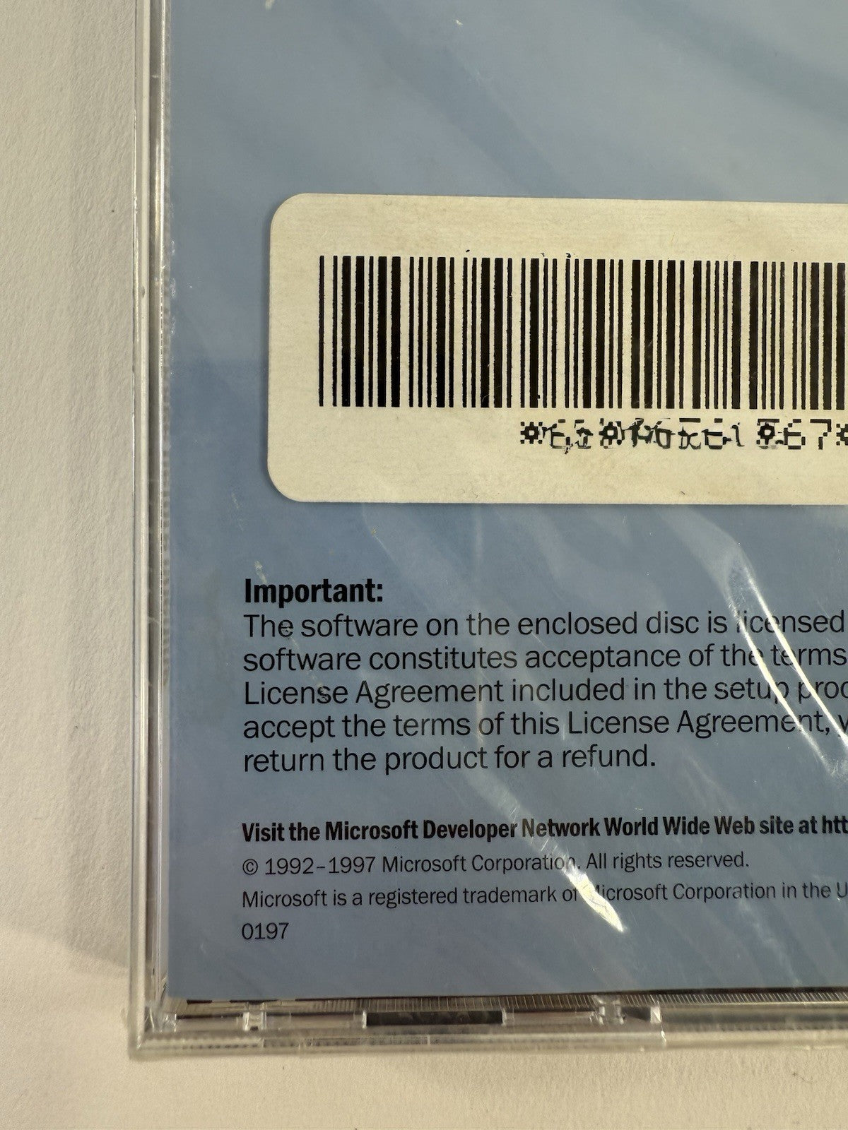 Microsoft Developer Network Library Archive 1997 for Windows 95 - New, Sealed