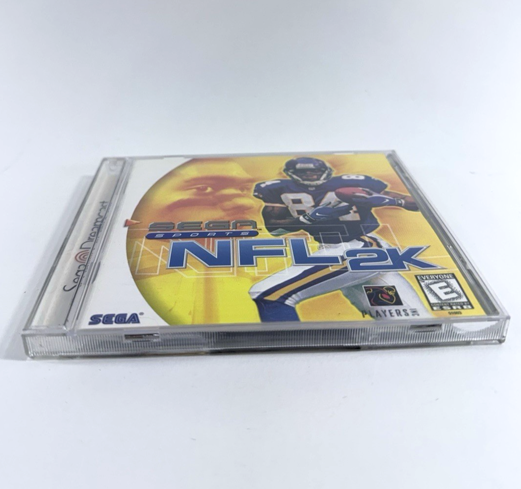 NFL 2K (Sega Dreamcast, 1999) Game Case Manual - Tested and Working
