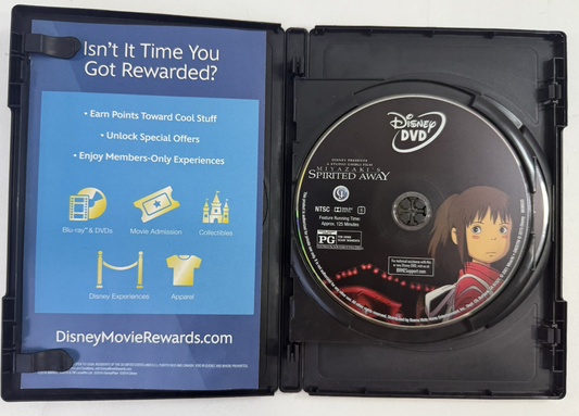 Spirited Away (DVD, 2015, 2-Disc Set) - Tested And Working